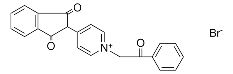 Sigma-Aldrich 4-(1,3-DIOXO-INDAN-2-YL)-1-(2-OXO-2-PHENYL-ETHYL)-PYRIDINIUM, BROMIDE,AldrichCPR