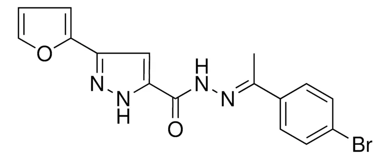 Sigma-Aldrich 5-FURAN-2-YL-2H-PYRAZOLE-3-CARBOXYLIC ACID (1-(4-BR-PH)-ETHYLIDENE)-HYDRAZIDE，AldrichCPR