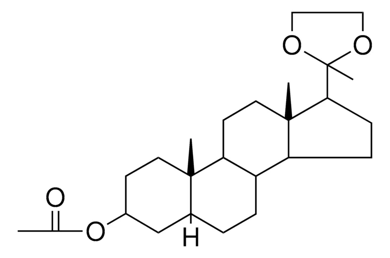 Sigma-Aldrich ACETIC ACID DI-ME-(ME-(1,3)DIOXOLAN-YL)-CYCLOPENTA(A)PHENANTHREN-YL ESTER,AldrichCPR