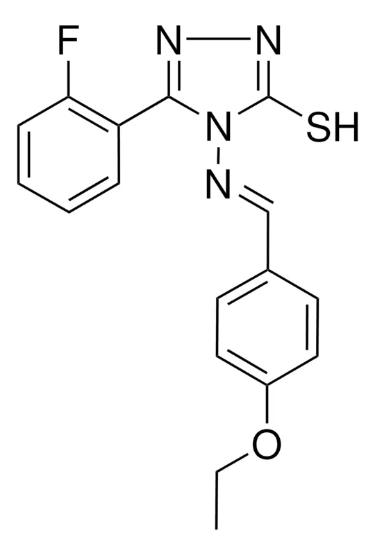 Sigma-Aldrich 4-((4-ETHOXYBENZYLIDENE)AMINO)-5-(2-FLUOROPHENYL)-4H-1,2,4-TRIAZOLE-3-THIOL，AldrichCPR