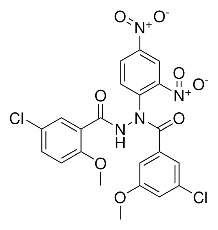 Sigma-Aldrich 5-CL-N'-(3-CL-5-METHOXYBENZOYL)-N'-(2,4-DINITROPHENYL)-2-METHOXYBENZOHYDRAZIDE,AldrichCPR