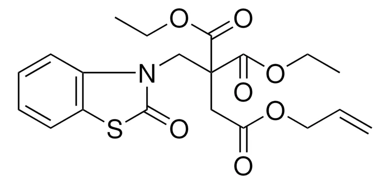 Sigma-Aldrich 1-ALLYL 2,2-DIETHYL 3-(2-OXO-1,3-BENZOTHIAZOL-3(2H)-YL)-1,2,2-PROPANETRICARBOXYLATE,AldrichCPR