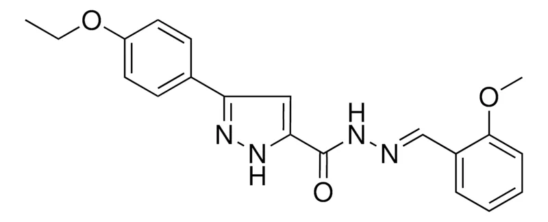 Sigma-Aldrich 5-(4-ETHOXY-PH)-2H-PYRAZOLE-3-CARBOXYLIC ACID (2-METHOXY-BENZYLIDENE)-HYDRAZIDE,AldrichCPR