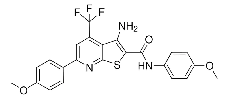Sigma-Aldrich 3-AMINO-N,6-BIS(4-METHOXYPHENYL)-4-(TRIFLUOROMETHYL)THIENO[2,3-B]PYRIDINE-2-CARBOXAMIDE，AldrichCPR