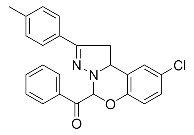Sigma-Aldrich [9-CHLORO-2-(4-METHYLPHENYL)-1,10B-DIHYDROPYRAZOLO[1,5-C][1,3]BENZOXAZIN-5-YL](PHENYL)METHANONE，AldrichCPR