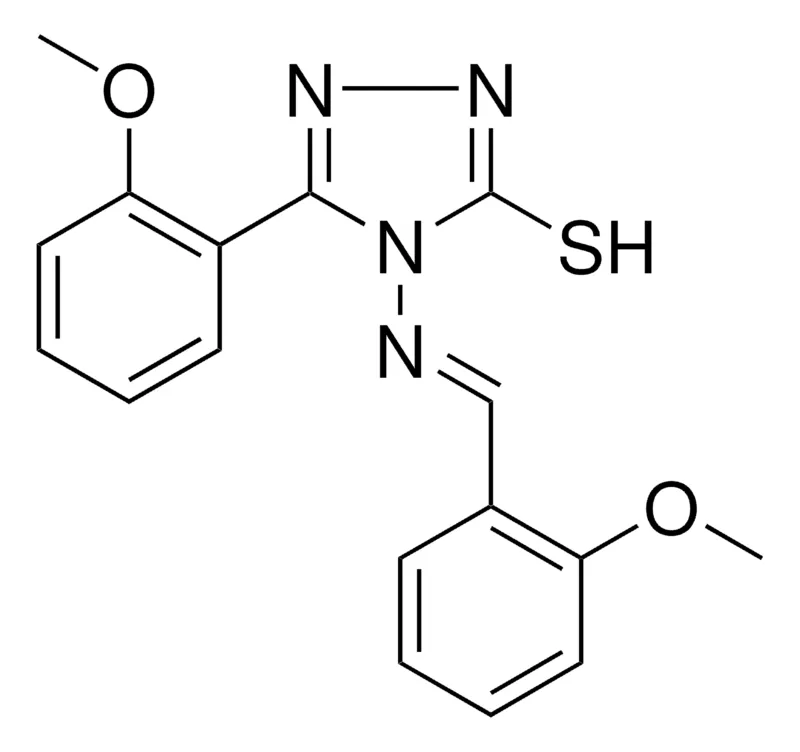 Sigma-Aldrich 4-((2-METHOXYBENZYLIDENE)AMINO)-5-(2-METHOXYPHENYL)-4H-1,2,4-TRIAZOLE-3-THIOL，AldrichCPR