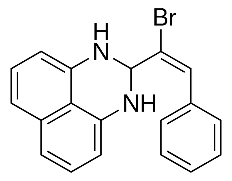Sigma-Aldrich 2-(1-BROMO-2-PHENYL-VINYL)-2,3-DIHYDRO-1H-PERIMIDINE,AldrichCPR