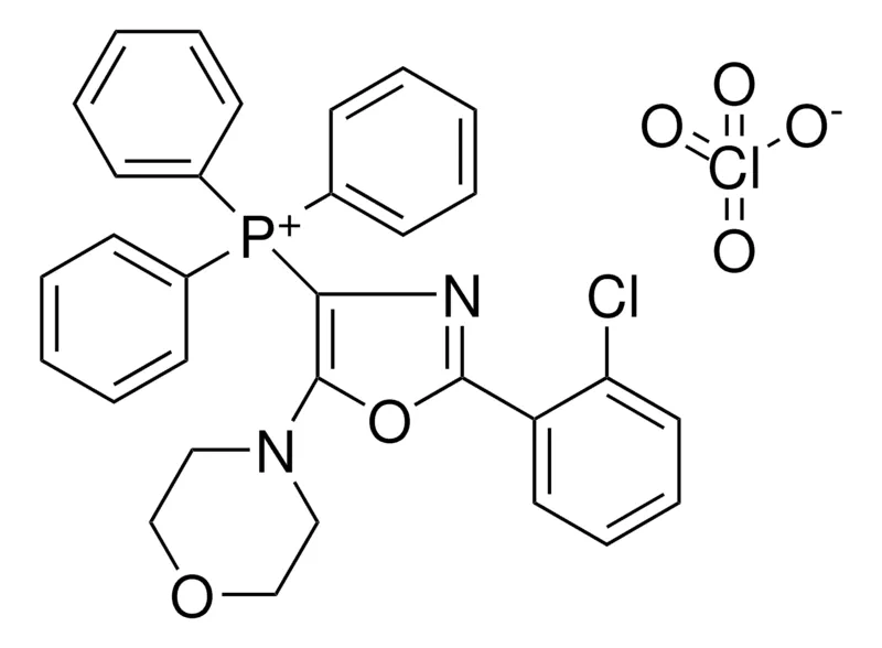 Sigma-Aldrich (2-(2-CL-PH)-5-MORPHOLIN-4-YL-OXAZOL-4-YL)-TRIPHENYL-PHOSPHONIUM, PERCHLORATE,AldrichCPR