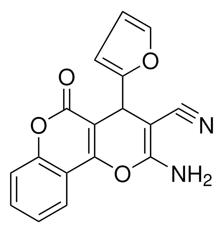 Sigma-Aldrich 2-AMINO-4-FURAN-2-YL-5-OXO-4H,5H-PYRANO[3,2-C]CHROMENE-3-CARBONITRILE，AldrichCPR