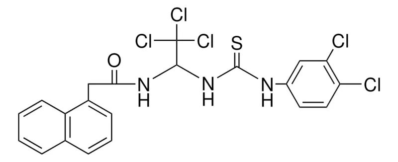 Sigma-Aldrich 2-NAPHTHALEN-1-YL-N-(TRICHLORO-1-(3-(3,4-DICHLORO-PH)-THIOUREIDO)-ET)-ACETAMIDE,AldrichCPR