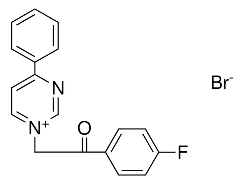 Sigma-Aldrich 1-(2-(4-FLUORO-PHENYL)-2-OXO-ETHYL)-4-PHENYL-PYRIMIDIN-1-IUM, BROMIDE,AldrichCPR