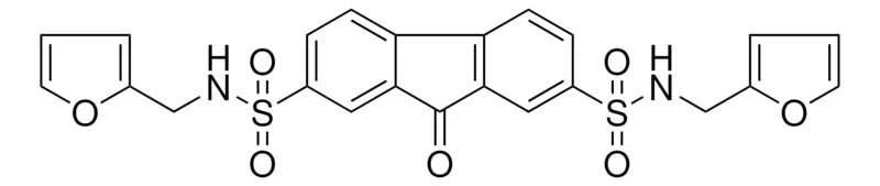 Sigma-Aldrich 9-OXO-9H-FLUORENE-2,7-DISULFONIC ACID BIS-[(FURAN-2-YLMETHYL)-AMIDE]，AldrichCPR
