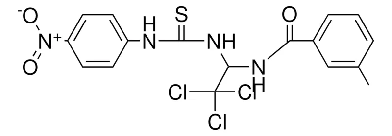 Sigma-Aldrich 3-METHYL-N-(2,2,2-TRICHLORO-1-(3-(4-NITRO-PHENYL)-THIOUREIDO)-ETHYL)-BENZAMIDE,AldrichCPR