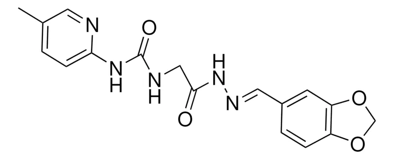 Sigma-Aldrich 2-(3-(5-METHYL-2-PYRIDYL)UREIDO)ACETIC (PIPERONYLMETHYLENE)HYDRAZIDE,AldrichCPR