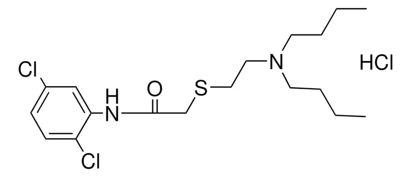 Sigma-Aldrich 2-(2-(DIBUTYLAMINO)-ETHYLTHIO)-2',5'-DICHLOROACETANILIDE HYDROCHLORIDE,AldrichCPR