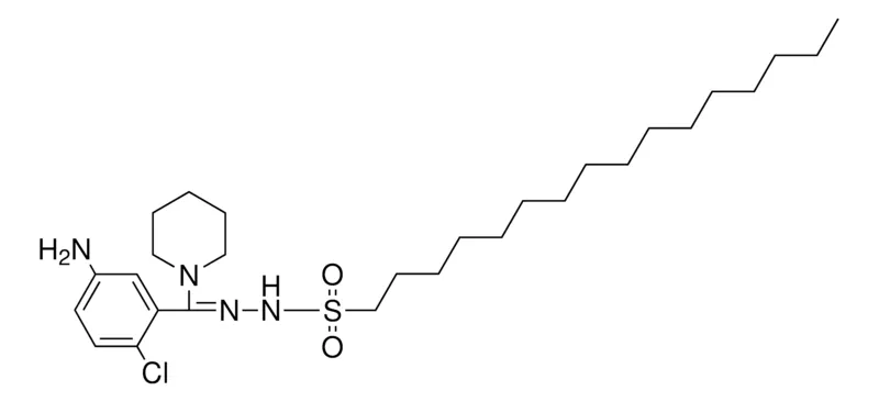 Sigma-Aldrich HEXADECANESULFONIC ACID (4-AMINO-2-CHLORO-ALPHA-PIPERIDINOBENZYLIDENE)-HYDRAZIDE,AldrichCPR