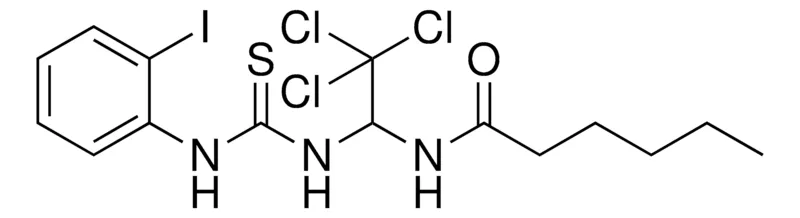 Sigma-Aldrich HEXANOIC ACID (2,2,2-TRICHLORO-1-(3-(2-IODO-PHENYL)-THIOUREIDO)-ETHYL)-AMIDE,AldrichCPR
