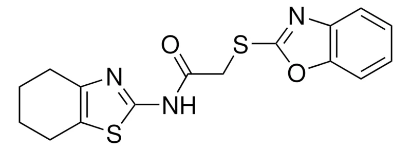 Sigma-Aldrich 2-(1,3-BENZOXAZOL-2-YLSULFANYL)-N-(4,5,6,7-TETRAHYDRO-1,3-BENZOTHIAZOL-2-YL)ACETAMIDE,AldrichCPR