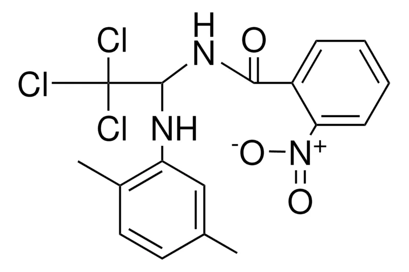 Sigma-Aldrich 2-NITRO-N-(2,2,2-TRICHLORO-1-(2,5-DIMETHYL-PHENYLAMINO)-ETHYL)-BENZAMIDE,AldrichCPR