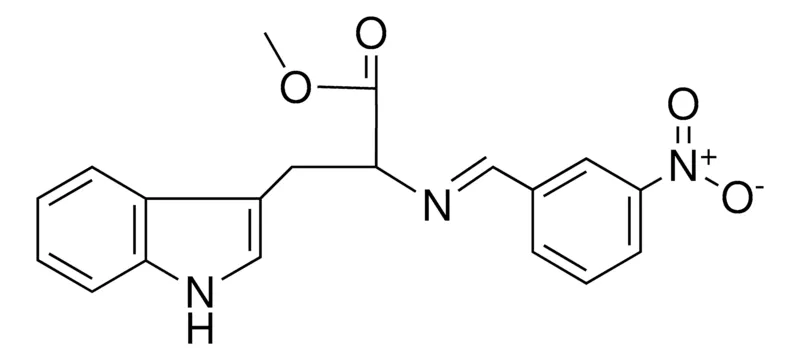 Sigma-Aldrich 3-(1H-INDOL-3-YL)-2-((3-NITRO-BENZYLIDENE)-AMINO)-PROPIONIC ACID METHYL ESTER,AldrichCPR