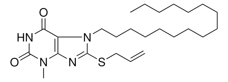 Sigma-Aldrich 8-ALLYLSULFANYL-7-HEXADECYL-3-METHYL-3,7-DIHYDRO-PURINE-2,6-DIONE，AldrichCPR