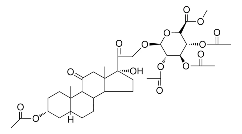 Sigma-Aldrich 17-HO-1120-DIOXO-5-PREGNANE-321-DIYL 3-ACETATE 21(D-GLUCURONIDE ACETATE ME ESTER,AldrichCPR