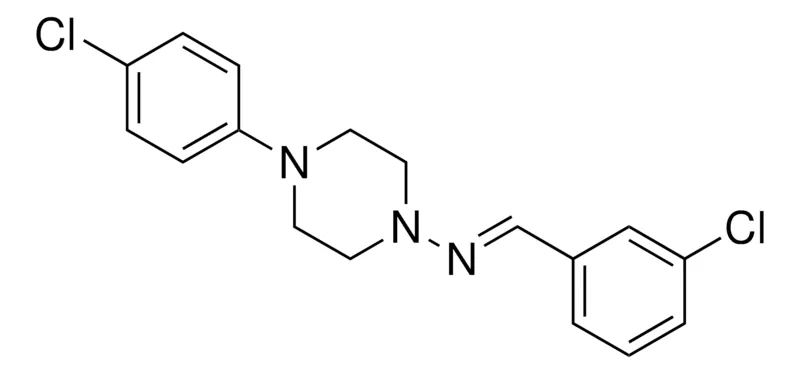 Sigma-Aldrich (3-CHLORO-BENZYLIDENE)-(4-(4-CHLORO-PHENYL)-PIPERAZIN-1-YL)-AMINE,AldrichCPR
