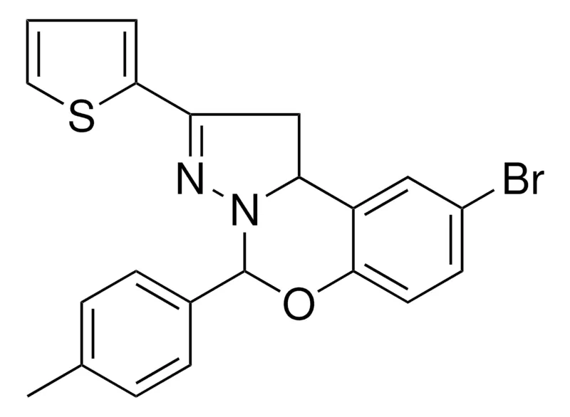 Sigma-Aldrich 8-BR-2-THIOPHEN-2-YL-4-P-TOLYL-1,9B-2H-5-OXA-3,3A-DIAZA-CYCLOPENTA(A)NAPHTHALENE,AldrichCPR