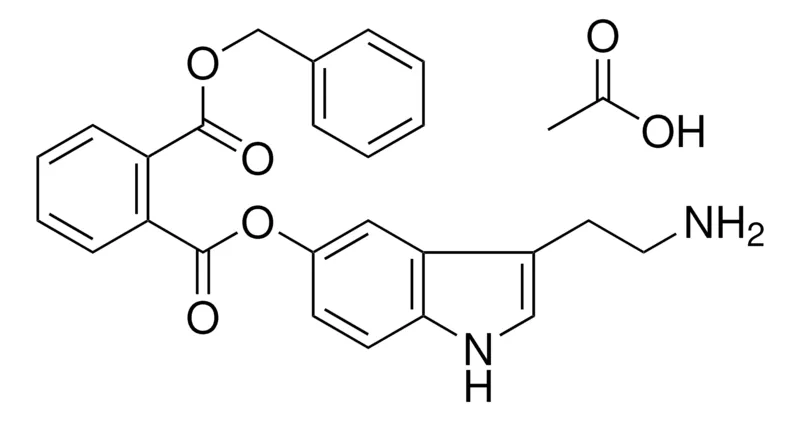 Sigma-Aldrich 1-(3-(2-AMINOETHYL)-1H-INDOL-5-YL) 2-BENZYL PHTHALATE ACETATE,AldrichCPR