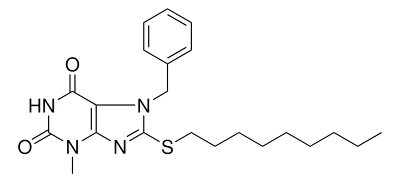 Sigma-Aldrich 7-BENZYL-3-METHYL-8-NONYLSULFANYL-3,7-DIHYDRO-PURINE-2,6-DIONE,AldrichCPR