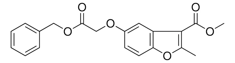 Sigma-Aldrich 5-BENZYLOXYCARBONYLMETHOXY-2-METHYL-BENZOFURAN-3-CARBOXYLIC ACID METHYL ESTER,AldrichCPR