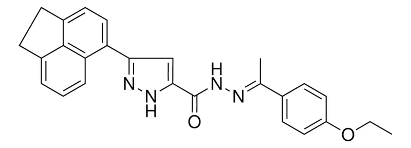 Sigma-Aldrich 5-ACENAPHTHEN-5-YL2H-PYRAZOLE-3-CARBOXYLIC ACID (1(4-ETO-PH)ETHYLIDENE)HYDRAZIDE,AldrichCPR