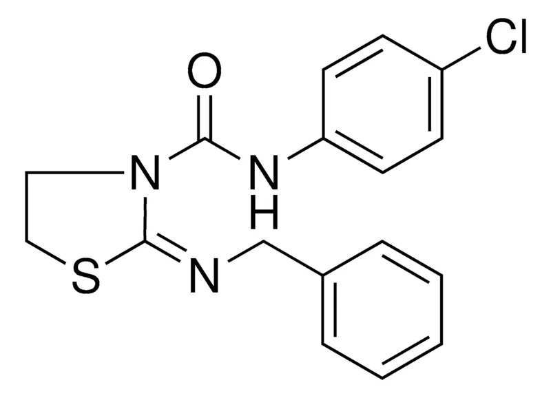 Sigma-Aldrich 2-BENZYLIMINO-THIAZOLIDINE-3-CARBOXYLIC ACID (4-CHLORO-PHENYL)-AMIDE,AldrichCPR