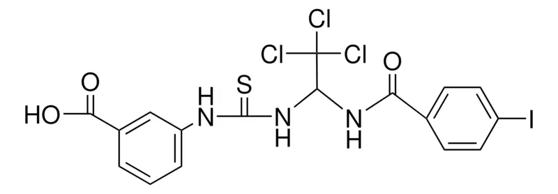 Sigma-Aldrich 3-(3-(2,2,2-TRICHLORO-1-(4-IODO-BENZOYLAMINO)-ETHYL)-THIOUREIDO)-BENZOIC ACID,AldrichCPR