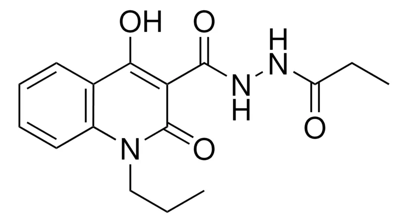 Sigma-Aldrich 4-HO-2-OXO-1-PR-1,2-DIHYDRO-QUINOLINE-3-CARBOXYLIC ACID N'-PROPIONYL-HYDRAZIDE,AldrichCPR
