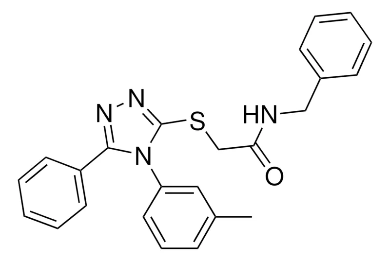 Sigma-Aldrich N-BENZYL-2-((4-(3-METHYLPHENYL)-5-PHENYL-4H-1,2,4-TRIAZOL-3-YL)THIO)ACETAMIDE,AldrichCPR