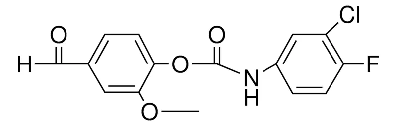 Sigma-Aldrich 4-FORMYL-2-METHOXYPHENYL N-(3-CHLORO-4-FLUOROPHENYL)CARBAMATE,AldrichCPR