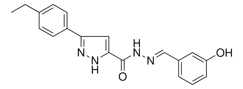 Sigma-Aldrich 3-(4-ETHYLPHENYL)-N'-(3-HYDROXYBENZYLIDENE)-1H-PYRAZOLE-5-CARBOHYDRAZIDE,AldrichCPR