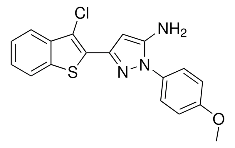 Sigma-Aldrich 3-(3-CHLORO-1-BENZOTHIEN-2-YL)-1-(4-METHOXYPHENYL)-1H-PYRAZOL-5-AMINE,AldrichCPR