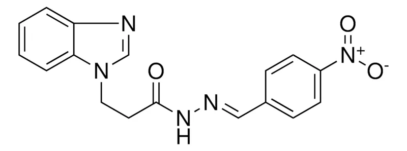 Sigma-Aldrich 3-BENZOIMIDAZOL-1-YL-PROPIONIC ACID (4-NITRO-BENZYLIDENE)-HYDRAZIDE,AldrichCPR
