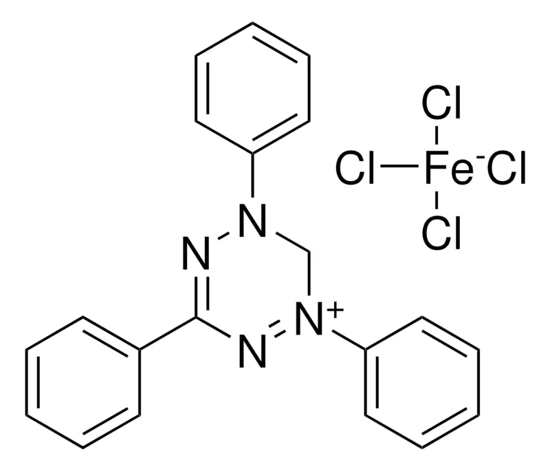 Sigma-Aldrich 1,3,5-TRIPHENYL-5,6-DIHYDRO-(1,2,4,5)TETRAZIN-1-IUM, TETRACHLORO FERRATE(III),AldrichCPR