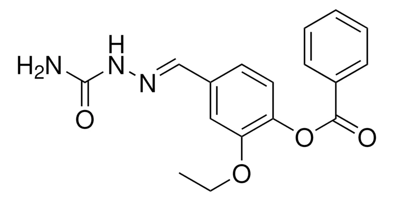 Sigma-Aldrich 4-(2-(AMINOCARBONYL)CARBOHYDRAZONOYL)-2-ETHOXYPHENYL BENZOATE,AldrichCPR