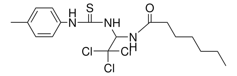Sigma-Aldrich HEPTANOIC ACID (2,2,2-TRICHLORO-1-(3-P-TOLYL-THIOUREIDO)-ETHYL)-AMIDE,AldrichCPR
