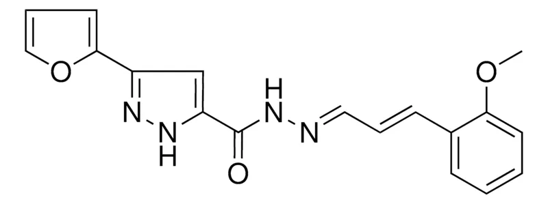Sigma-Aldrich 5-FURAN-2-YL-2H-PYRAZOLE-3-CARBOXYLIC ACID (3-(2-MEO-PH)-ALLYLIDENE)-HYDRAZIDE,AldrichCPR