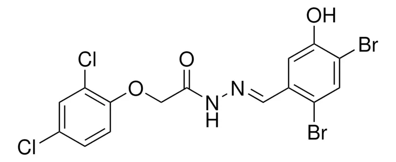 Sigma-Aldrich 2-(2,4-DICHLORO-PHENOXY)-ACETIC ACID (2,4-DIBROMO-5-HO-BENZYLIDENE)-HYDRAZIDE,AldrichCPR