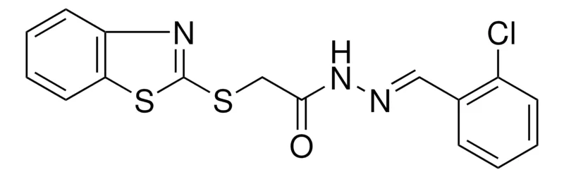 Sigma-Aldrich 2-(BENZOTHIAZOL-2-YLSULFANYL)-ACETIC ACID (2-CHLORO-BENZYLIDENE)-HYDRAZIDE,AldrichCPR