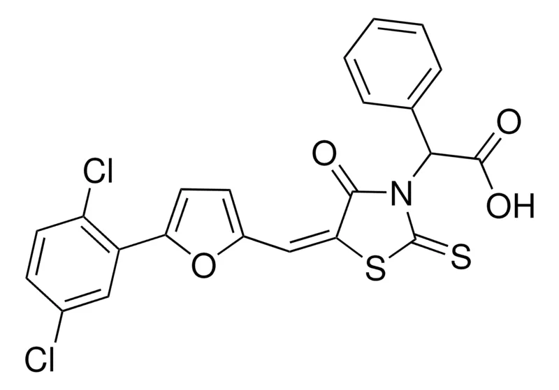 Sigma-Aldrich ((5E)-5-{[5-(2,5-DICHLOROPHENYL)-2-FURYL]METHYLENE}-4-OXO-2-THIOXO-1,3-THIAZOLIDIN-3-YL)(PHENYL)ACETIC ACID，AldrichCPR