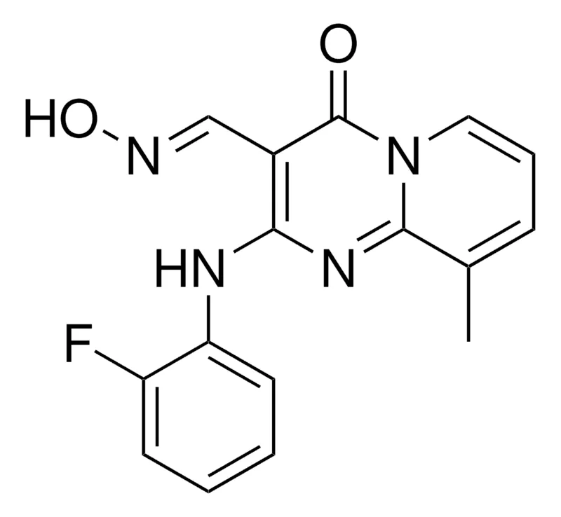 Sigma-Aldrich 2-(2-FLUOROANILINO)-9-ME-4-OXO-4H-PYRIDO(1,2-A)PYRIMIDINE-3-CARBALDEHYDE OXIME,AldrichCPR