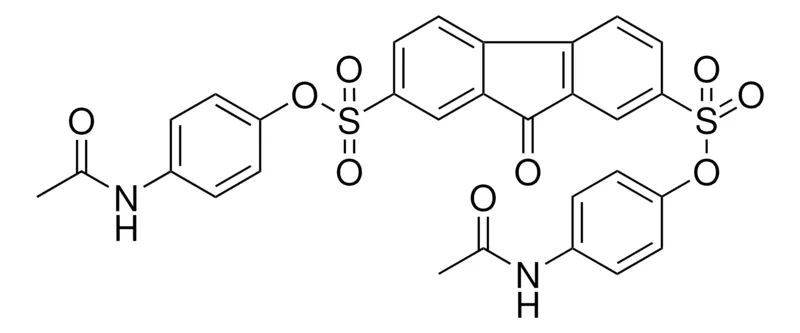 Sigma-Aldrich 9-OXO-9H-FLUORENE-2,7-DISULFONIC ACID BIS-(4-ACETYLAMINO-PHENYL) ESTER,AldrichCPR