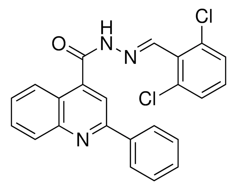 Sigma-Aldrich 2-PHENYL-QUINOLINE-4-CARBOXYLIC ACID (2,6-DICHLORO-BENZYLIDENE)-HYDRAZIDE,AldrichCPR